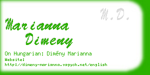 marianna dimeny business card