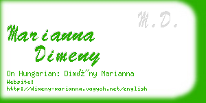 marianna dimeny business card